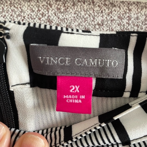 Vince Camuto Black and White‎ Midi Skirt - Picture 5 of 6
